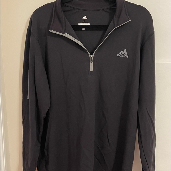 adidas Other - Adidas Black and Gray Golf Pullover